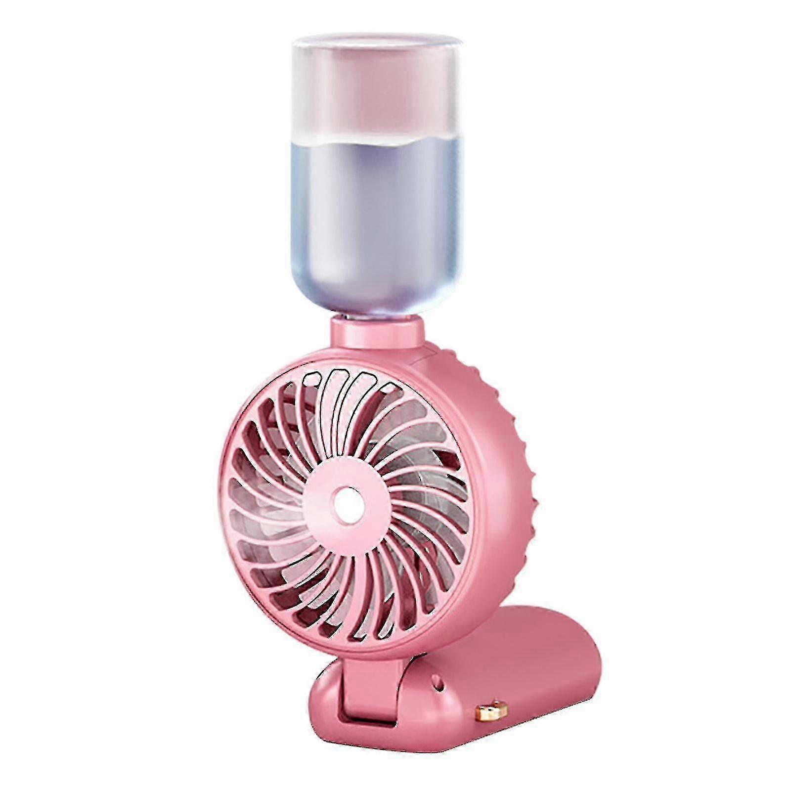 Mini Handheld Fan Portable Digital Display Folding Spray Fan Usb Fan For Travel,shopping,camping f26