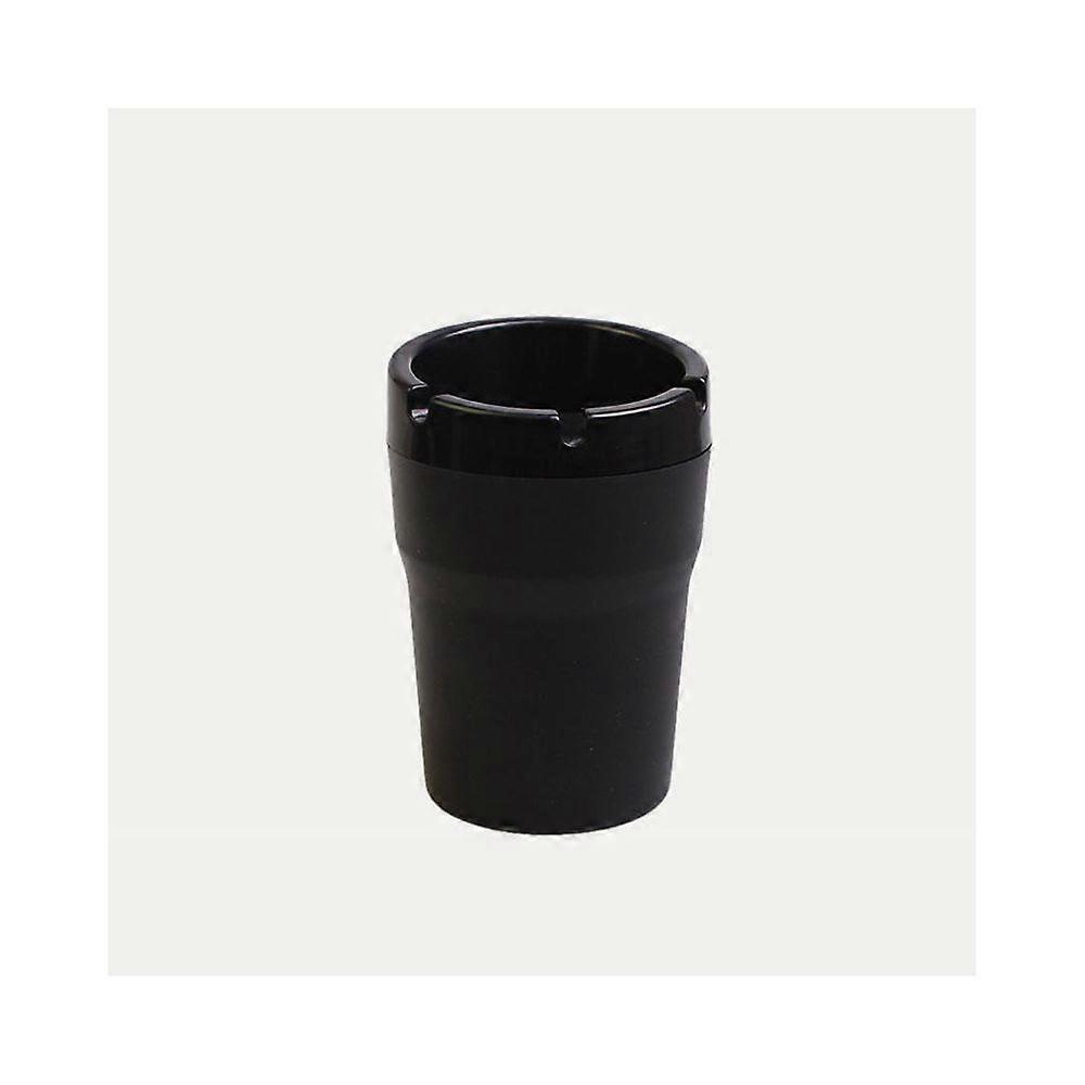 Plastic Portable Bottle Car Ashtray Black