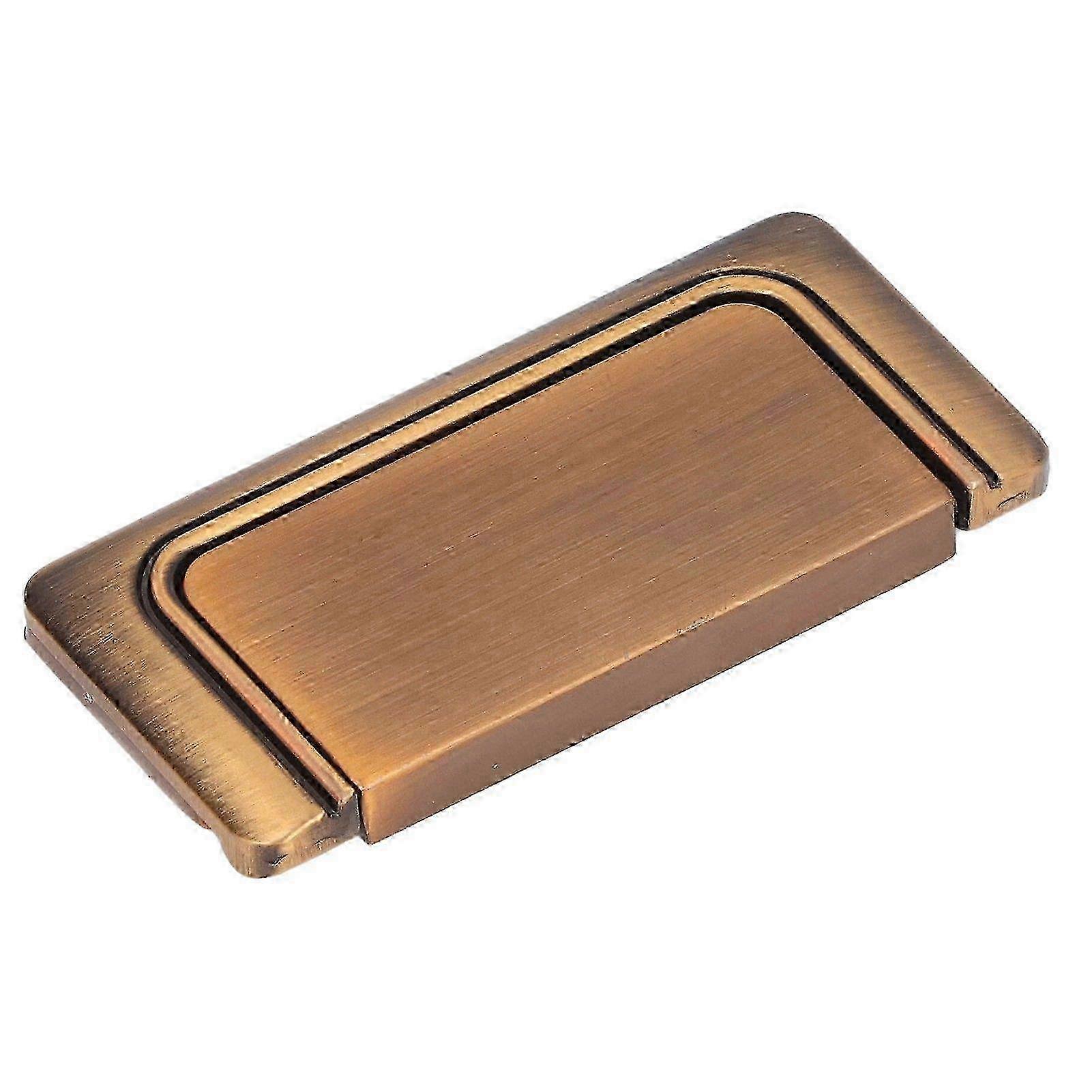 Recessed Door Handle Simple Matte Retro Free Punch Drawer Wardrobe Cabinet Door Concealed Handle