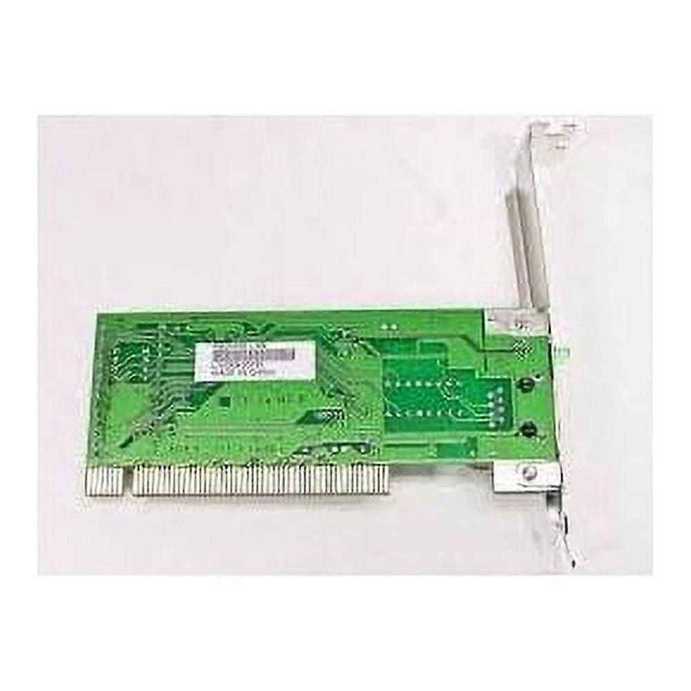 Used Asound AL100-R2 Ethernet 10/100 PCI Card compatible with Realtek 8139 Chipset, includes boot ROM socket, 3 LEDs, 32-bit PCI