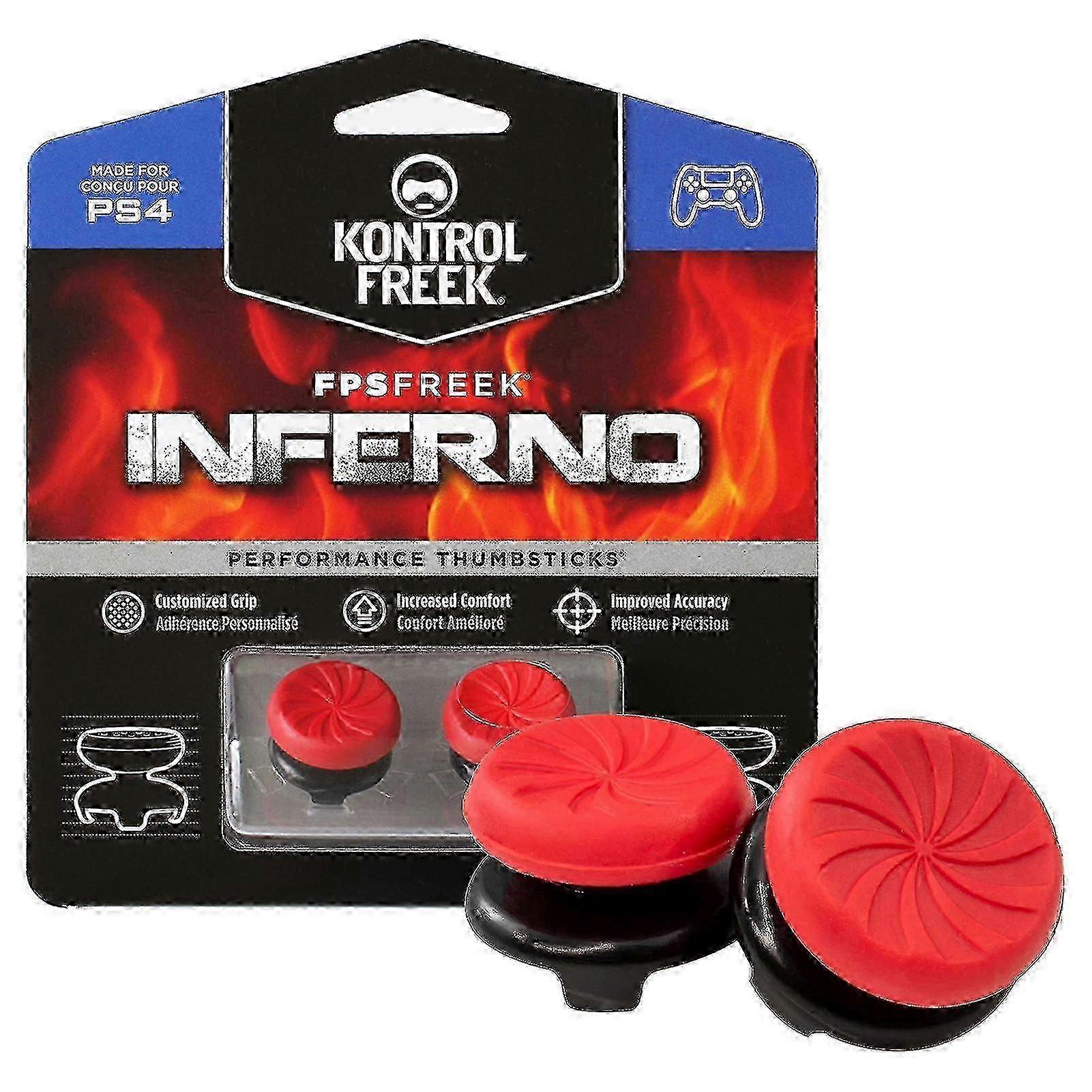 Enhanced Grip Silicone Caps for PS4 Controller Thumbsticks - 2-Pack Gaming Accessories