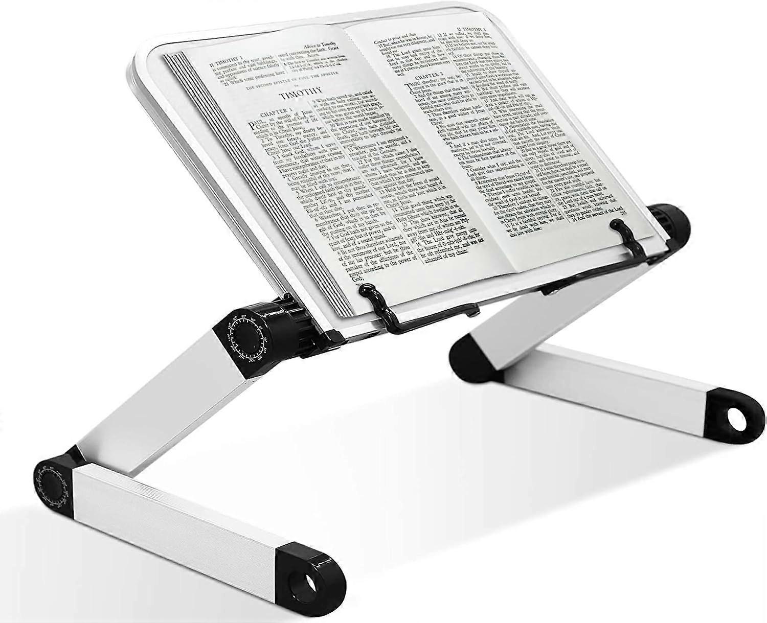 Ergonomic bookshelf foldable portable bookshelf suitable for recipes, reading, studying, doing homework