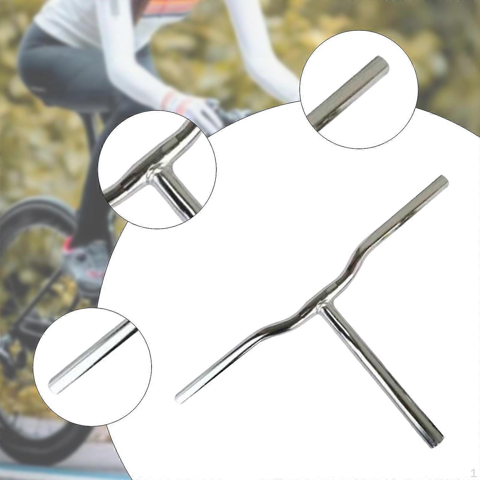 Folding T Handlebar Lightweight Modern Portable Easy Installation Outdoor Biking Accessory Foldable