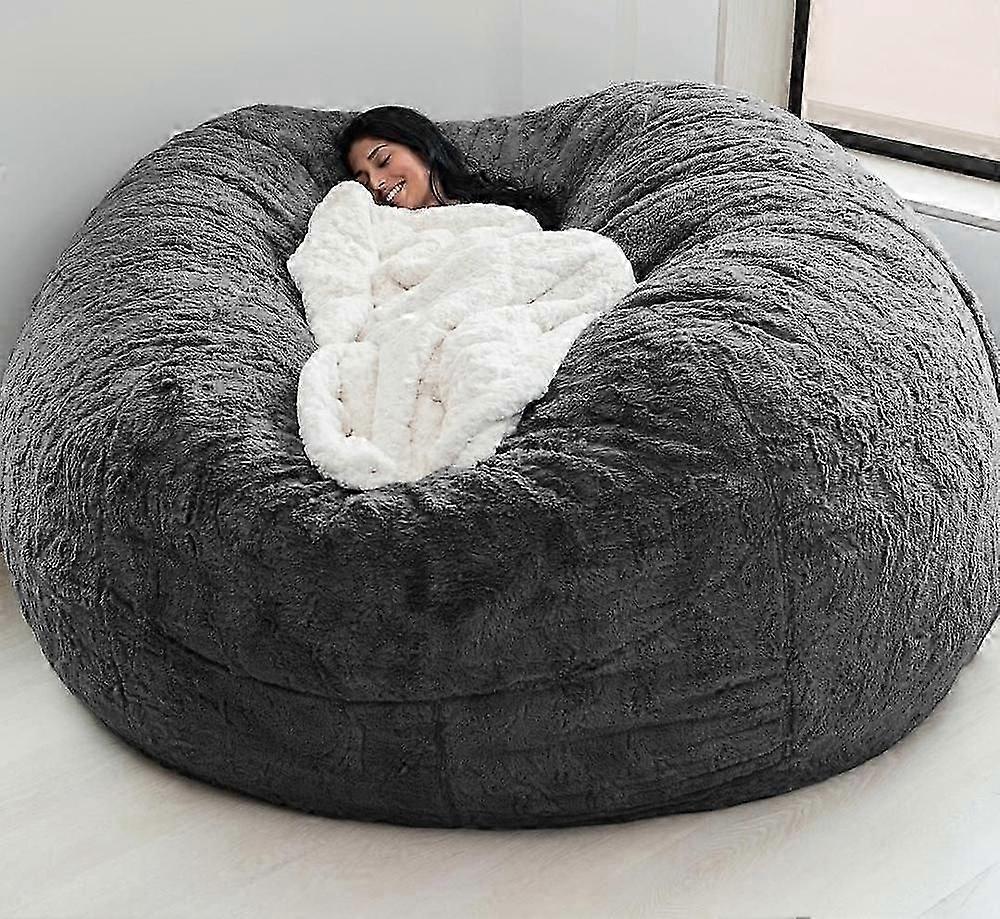 New Extra Large Bean Bag Chairs Couch Sofa Cover Indoor Lazy Lounger For Adults and Kids Without Chair Included Protective Slipcover