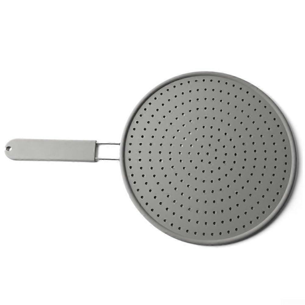 Silicone Pot Lid Splash Guard with Overflow Protection for Skillets, Plates, Frying Pans and Cookware