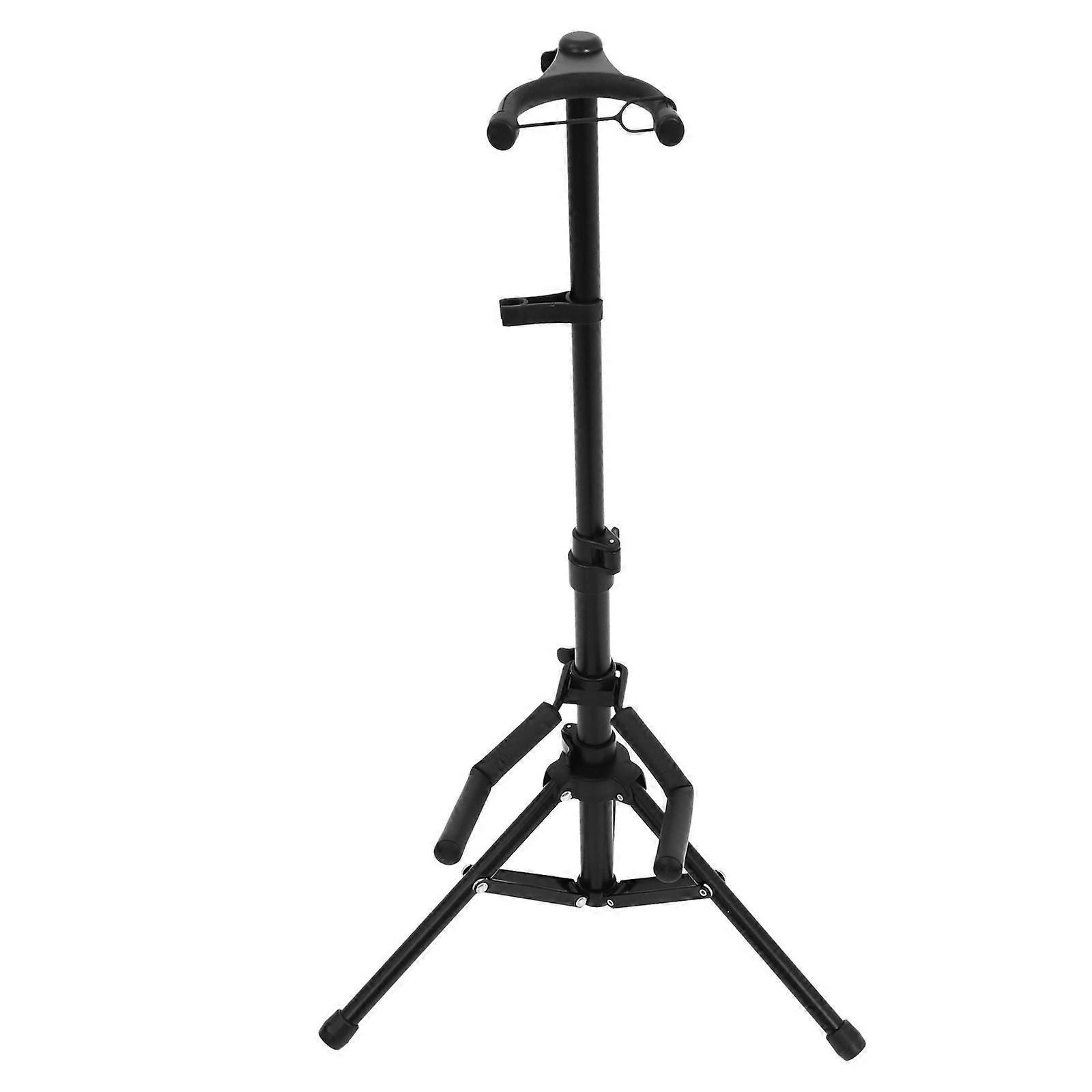 1 Pc Practical Violin Holder Foldable Tripod Stand Violin Stand Violin Bracket (Black)