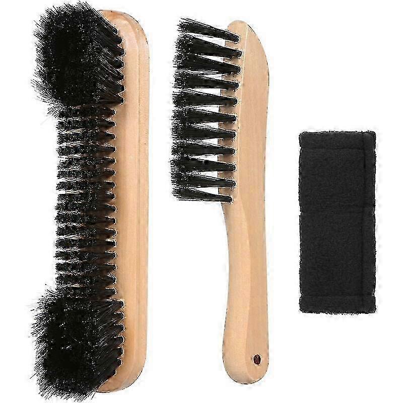 High-Quality Pool Table Brush Set, Ergonomic Design Solid Wood Grip Wooden Pool Table Brushes for Easy Billiard Table Felt Cleaning