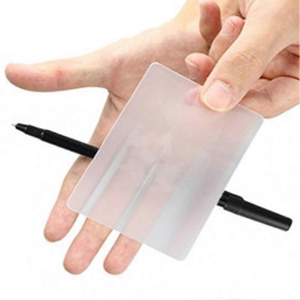 Bxs 2 pezzi di carta con lente Lubors e penna - Accessori per illusioni ottiche da palcoscenico per intrattenimento e magia ravvicinata