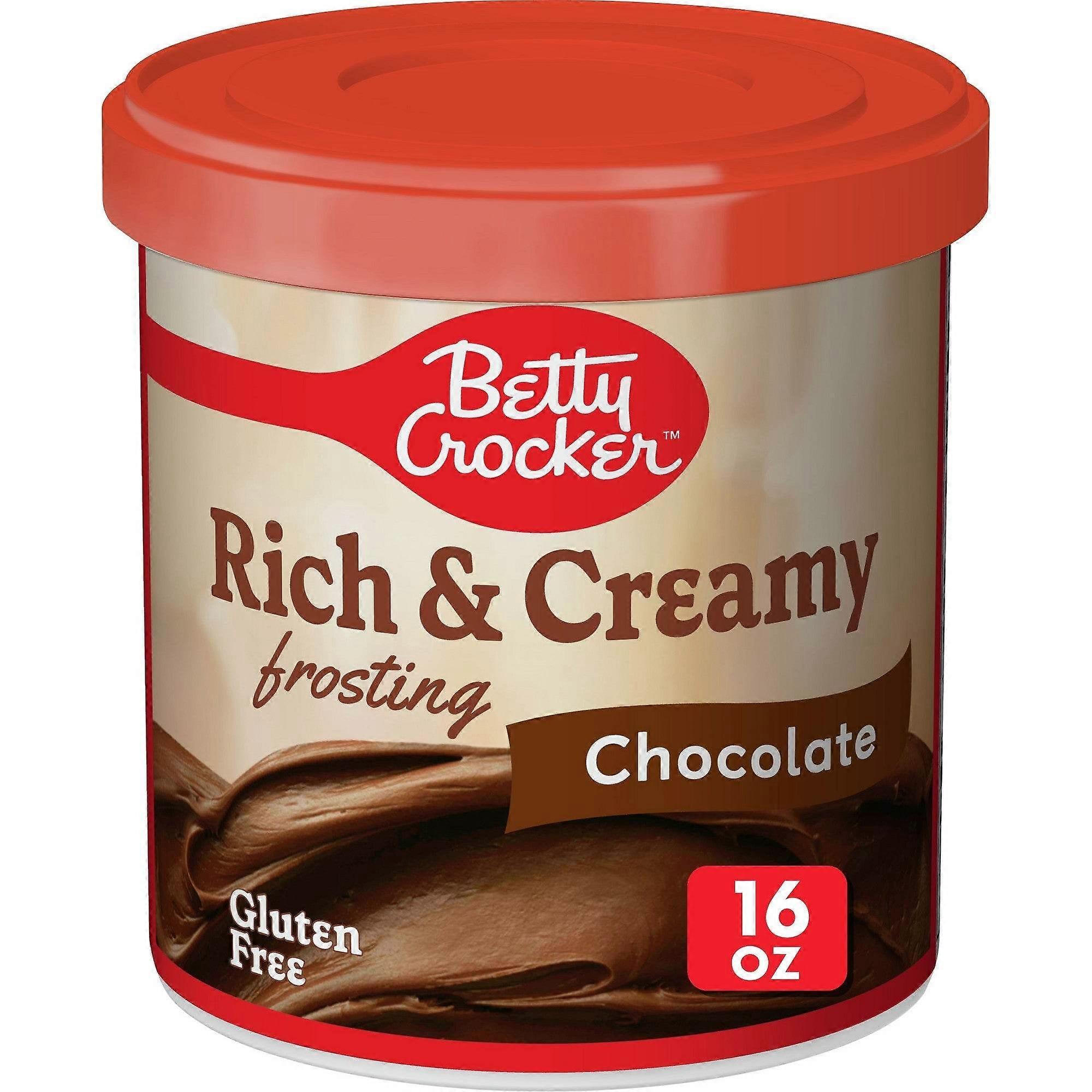 Betty Crocker πλούσιο &; κρεμώδες γλάσο σοκολάτας, 16 oz