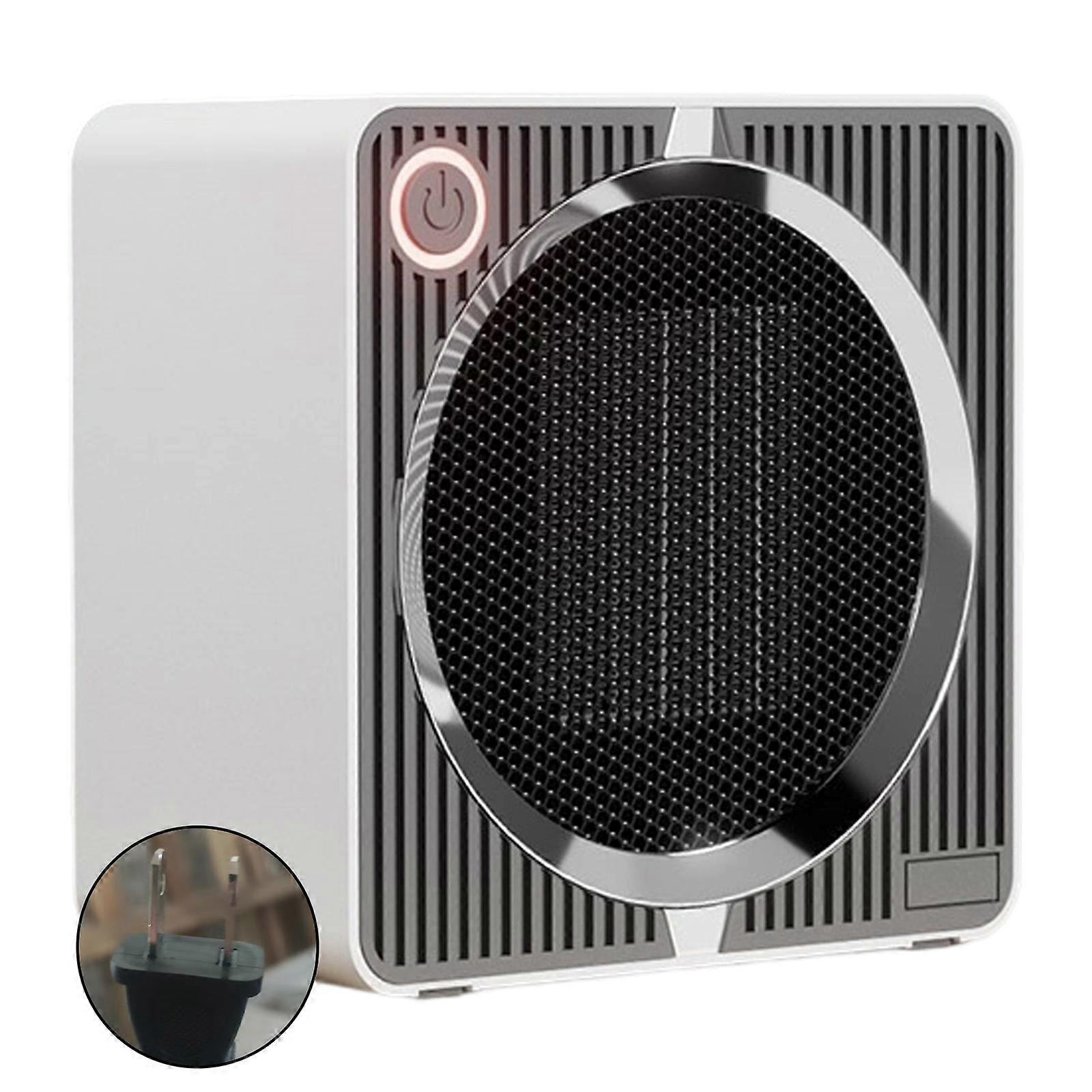 Mini Space Heater Lightweight PTC Ceramic Fast Heating 500W Energy Efficient for Indoor Use Protective Portable  White