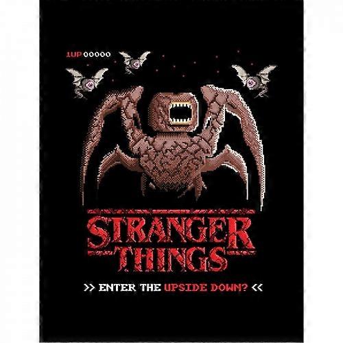 Stranger Things 5 Enter The Upside Down Framed Poster
