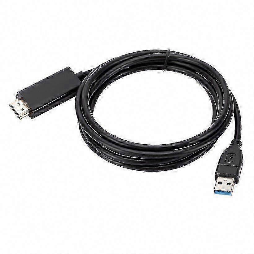 1.8 Meter USB A Male to HDMI Male Adapter for Computer Monitor