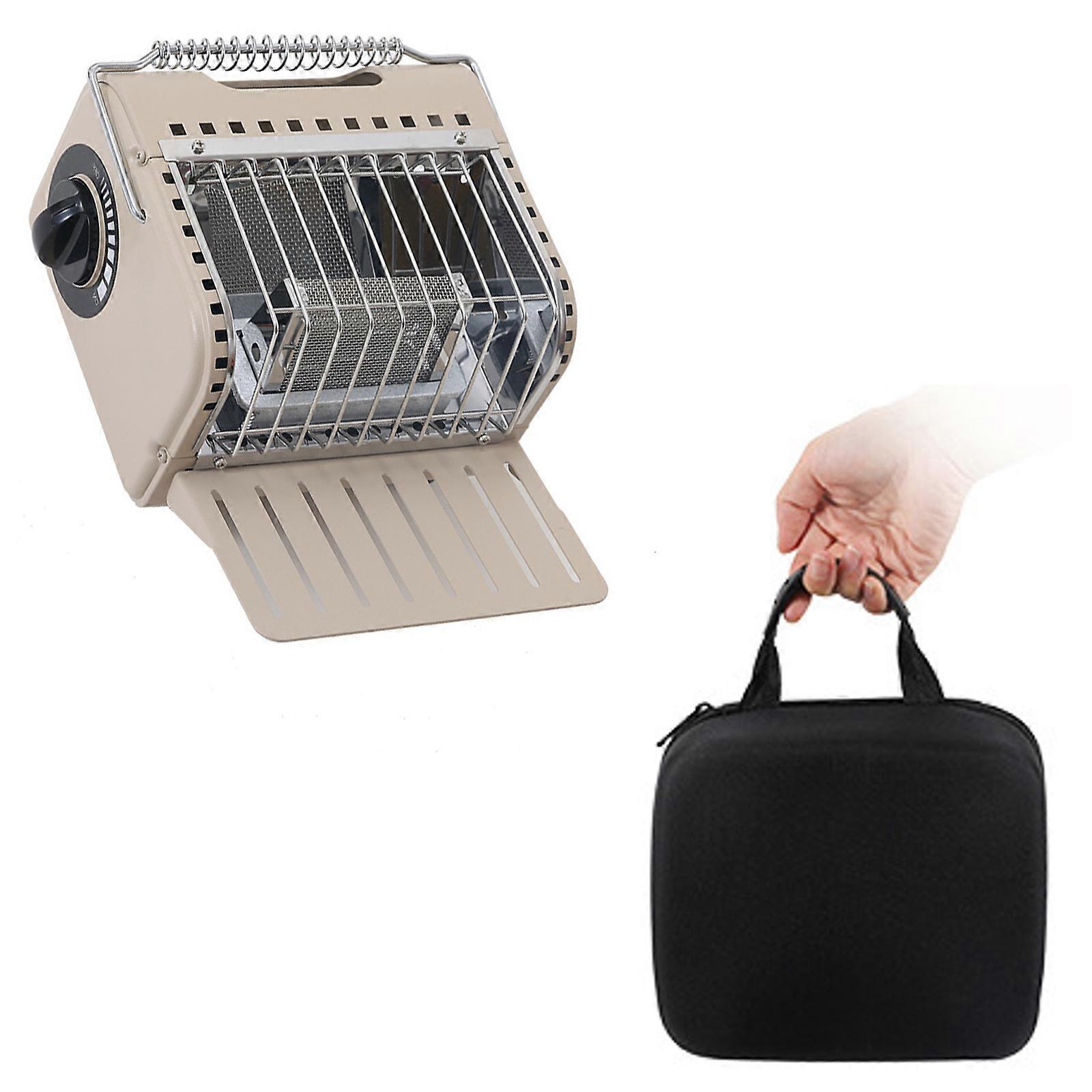 כיריים קמפינג חיצוניות כיריים חימום קמפינג, כיריים בישול חימום מתכווננות קמפינג מחמם חימום עם שקית אחסון ססגוניות