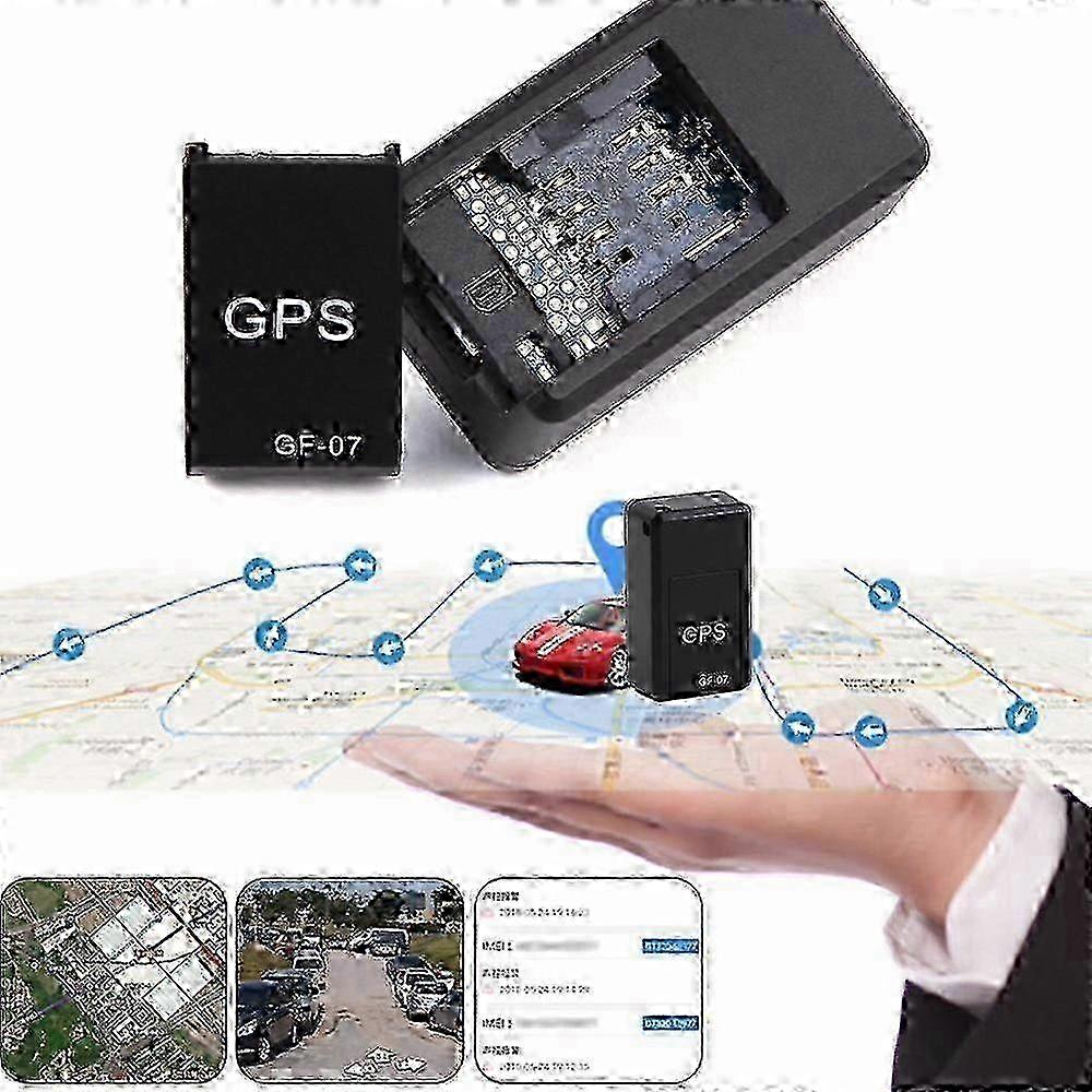 GF-07 GPS Tracking Device for Real-Time Car & Personal Locator with USB Charging for Long Standby Times