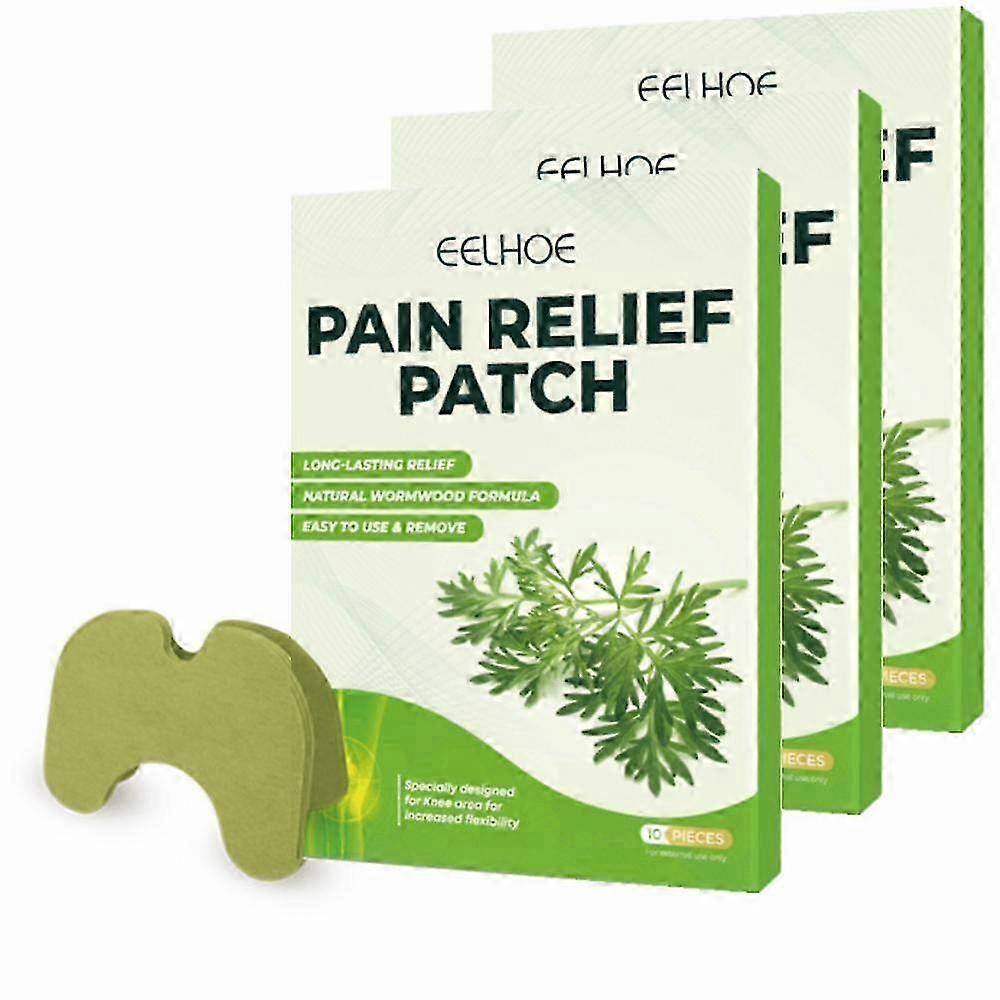 10-50pcs תיקון ברך לענה מדבקת ברך תמצית טיח משכך כאבים כאב הקלה תיקון חימום עצמי להקל על כאבי מפרקים