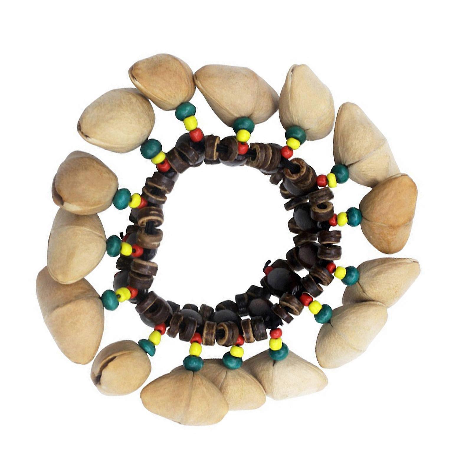 Handmade Nutshell Bells Portable Handmade Shaker Portable Music Bells Handmade Artistic Shaker Shell Texture for Children Multicolor