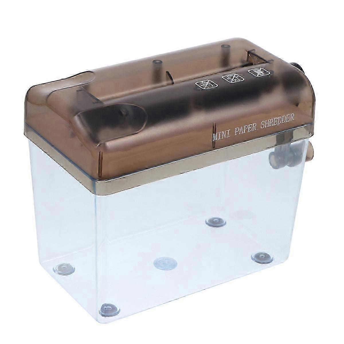 Desktop Manual Mini Shredder, A4 Document Crusher for Home Use