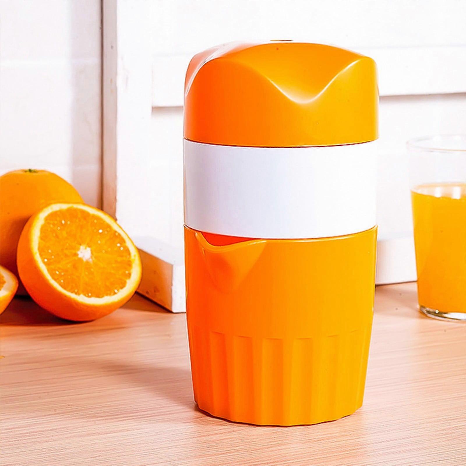 PWPSG Manual Fruit Juicer - Efficient Lemon Press and Orange Squeezer for Easy Juice Extraction - Ergonomic Design with Pour Spout Orange