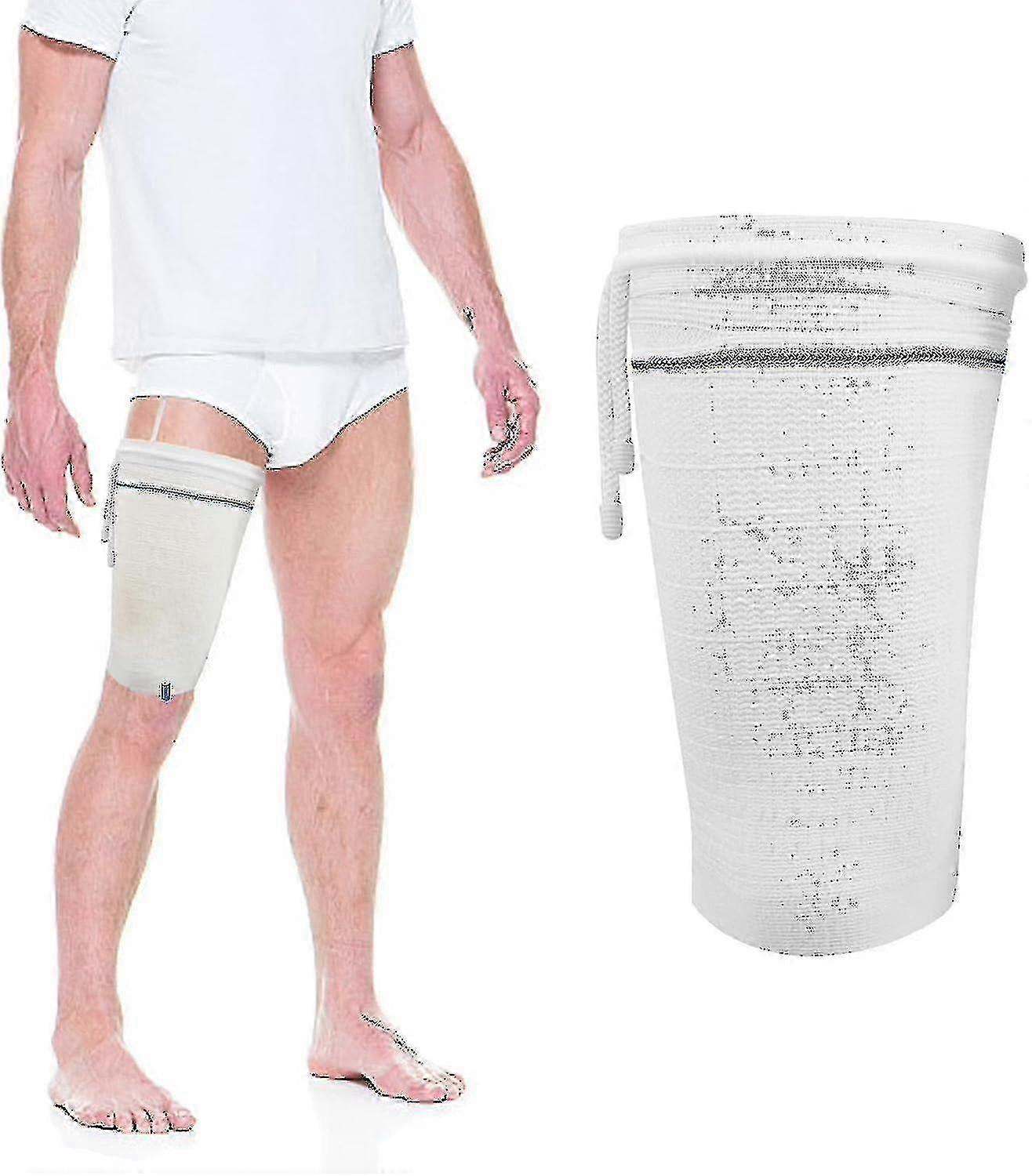 Kateterbenposeholder for urinpose, vaskbart gjenbrukbart inkontinensutstyr