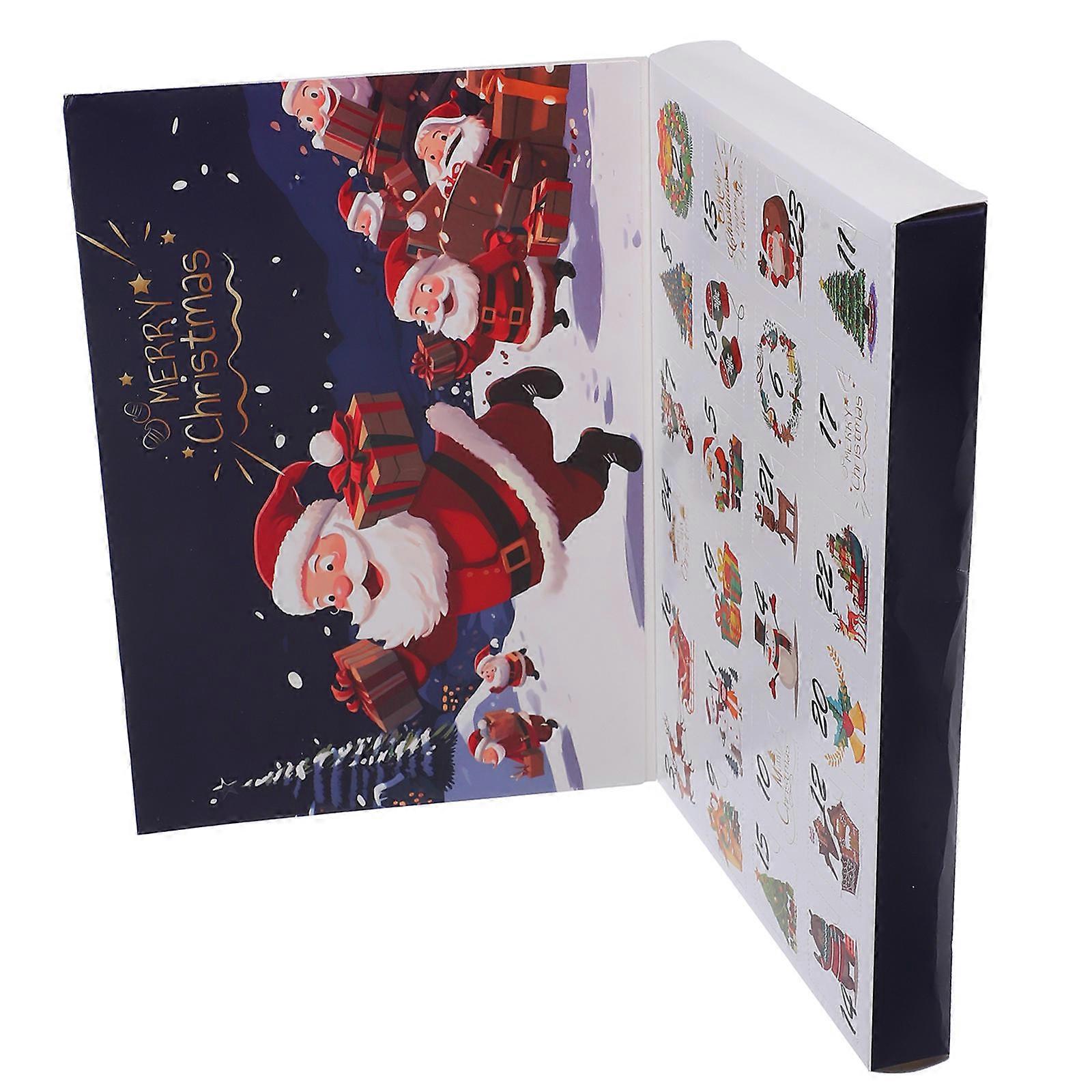 Advent Calendar Present Boxes DIY Christmas Countdown Box for Storage Use