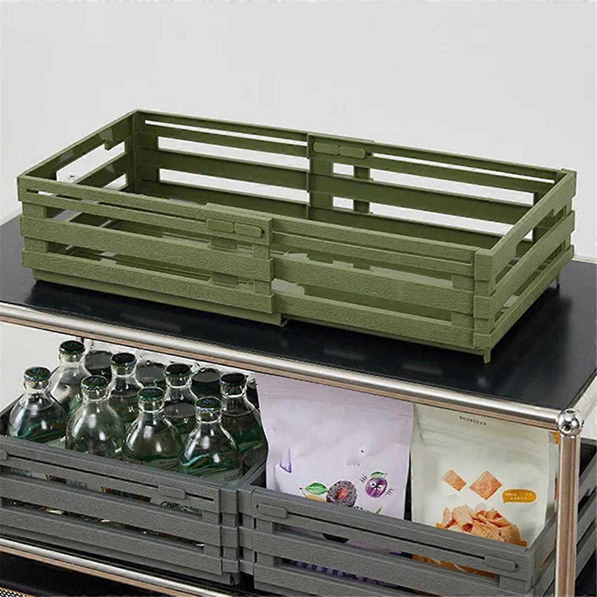 Drawer-Style Storage Box,Scalable Clothing & Kitchen Storage Basket A