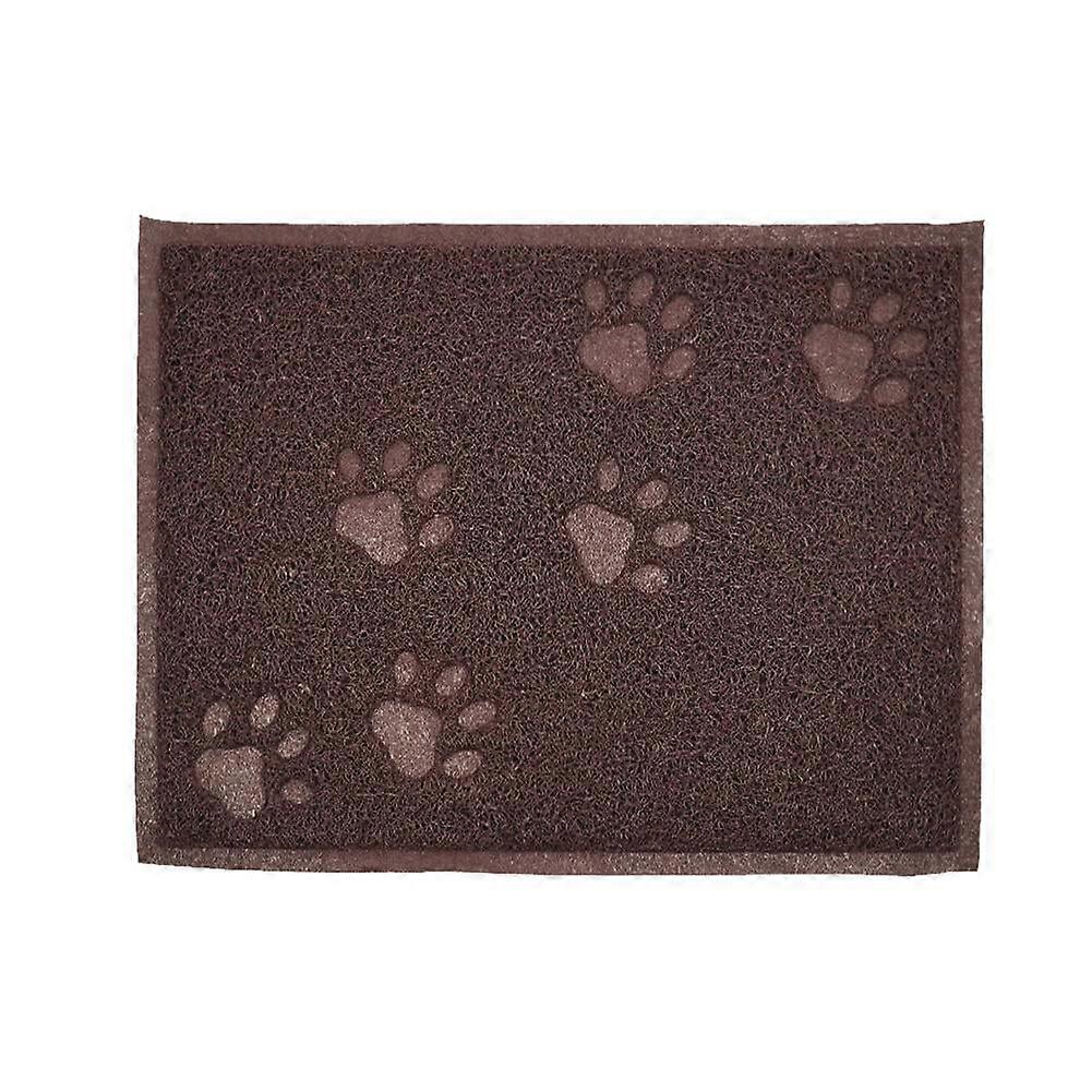 Rectangle Pet Feeding Mat Paw Shape Dog / Puppy/Cat/Kitten Food л◆ Place X8S4