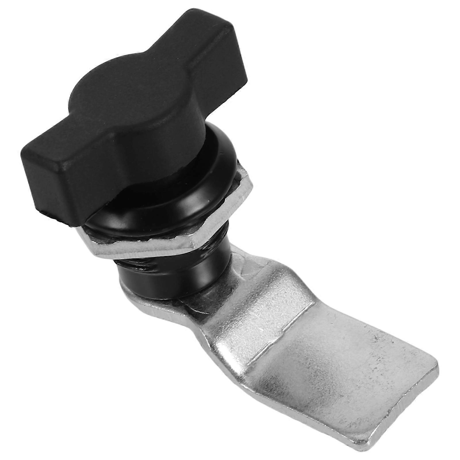 Black T-Handle Chassis Lock Electric Box Cylinder Lock Toolbox Lock Replacement Drawer Cam Lock Thumb Operated Latch for Machine Cabinet