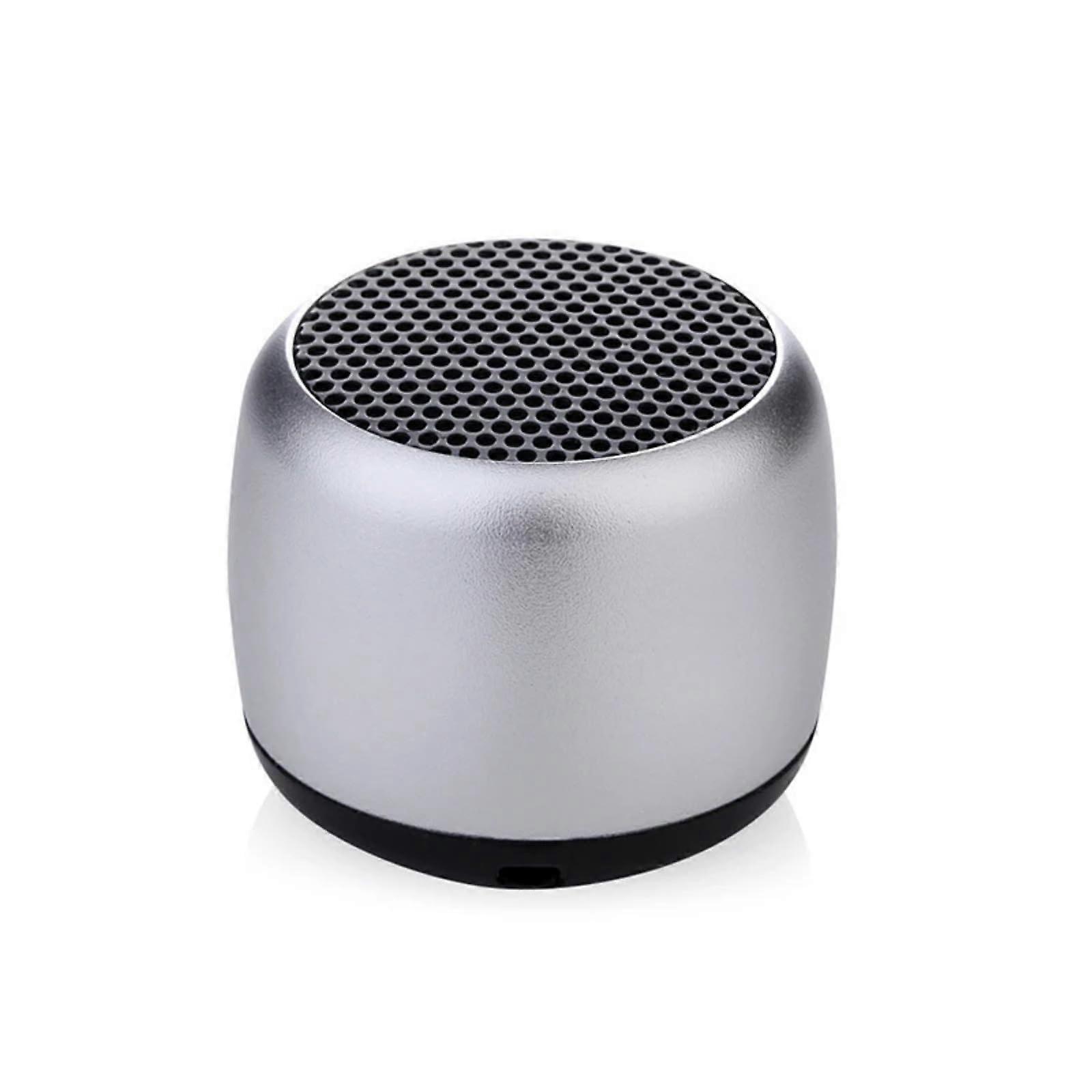 Car Bluetooth Speaker with Microphone, Noise Reduction, Dual Phone Connection, Crystal Clear Audio, Silvery