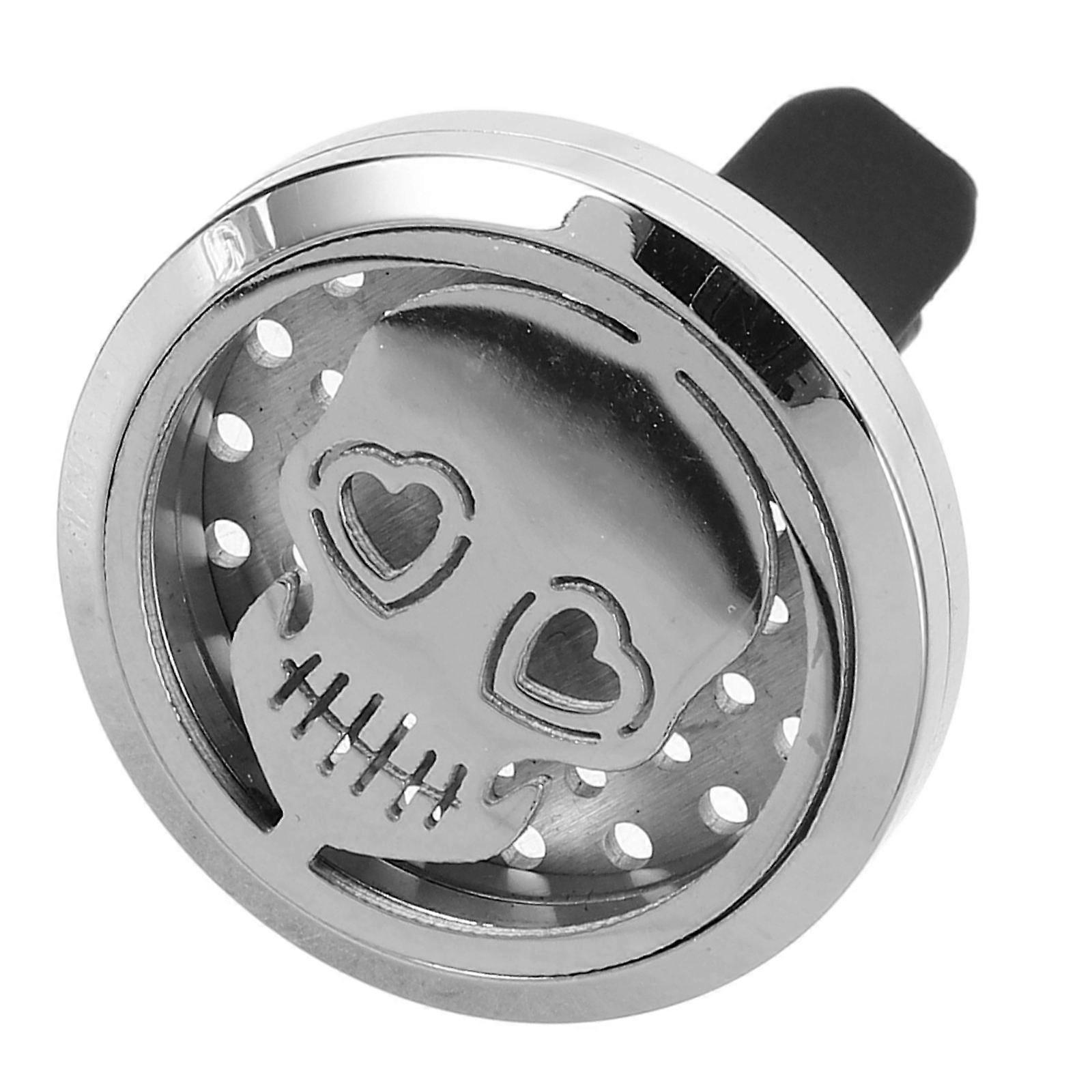 Car Vent Diffuser Clip Skull Pattern for Aromatic Use Multi Color