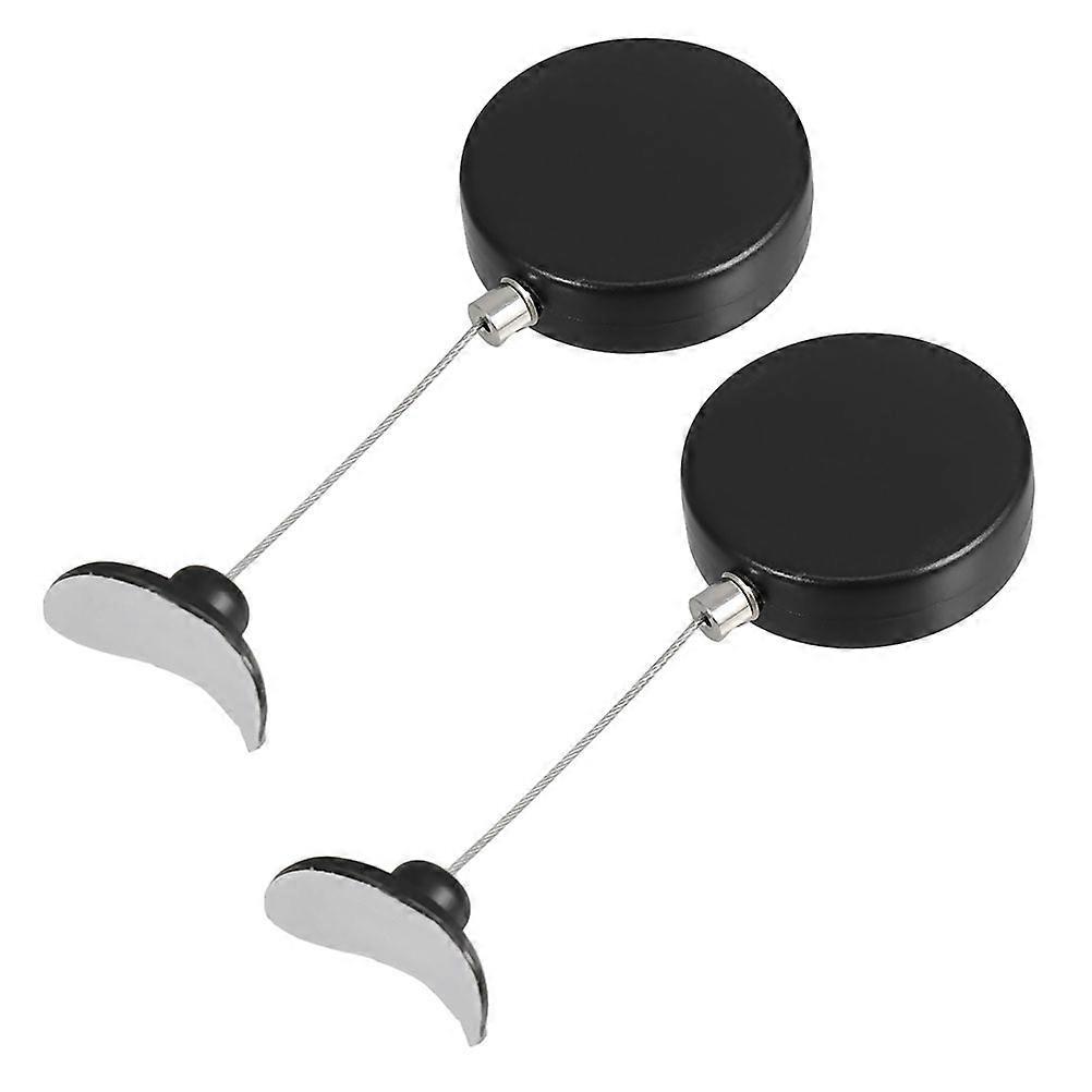 Steel Retractable Cable Lock for Controller Anti-Theft Wire Rope 2Pcs Set