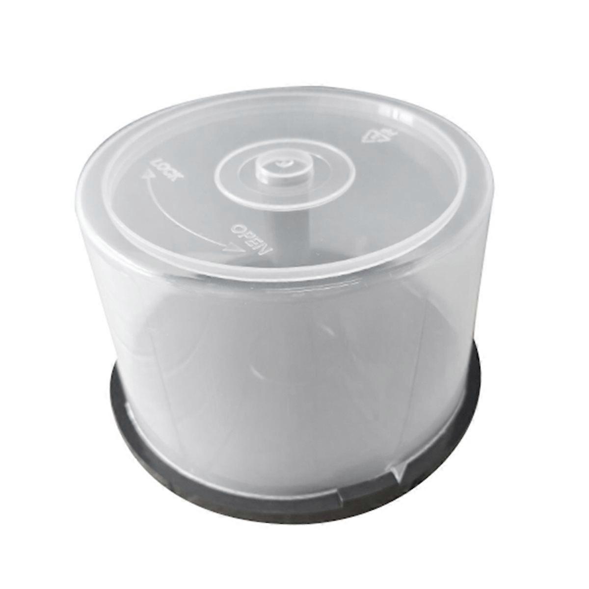 1pcs Large Capacity CD/DVD Storage Container Clear Plastic DVD Holder Compact Disk Organizer Space-S