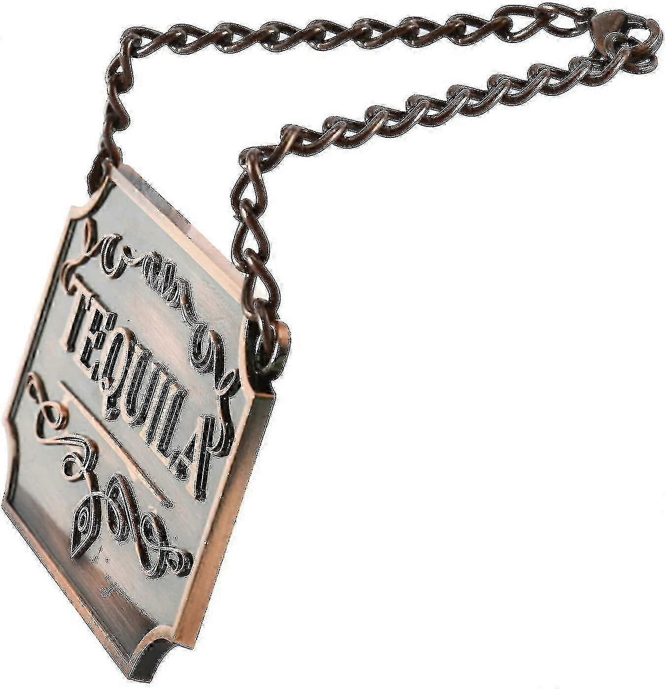 Liquor Decanter Tags, Deluxe Set Of Liquor Tags For Bottles Or Decanters, Set Of Eight With Adjustab