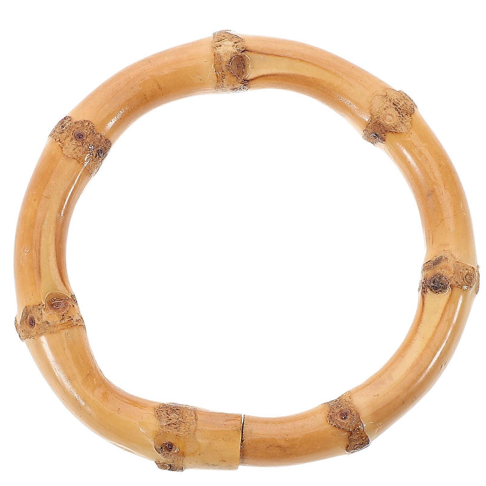 Look Bamboo Napkin Ring Decorative Item For Tableware With Rustic Style 1 Set