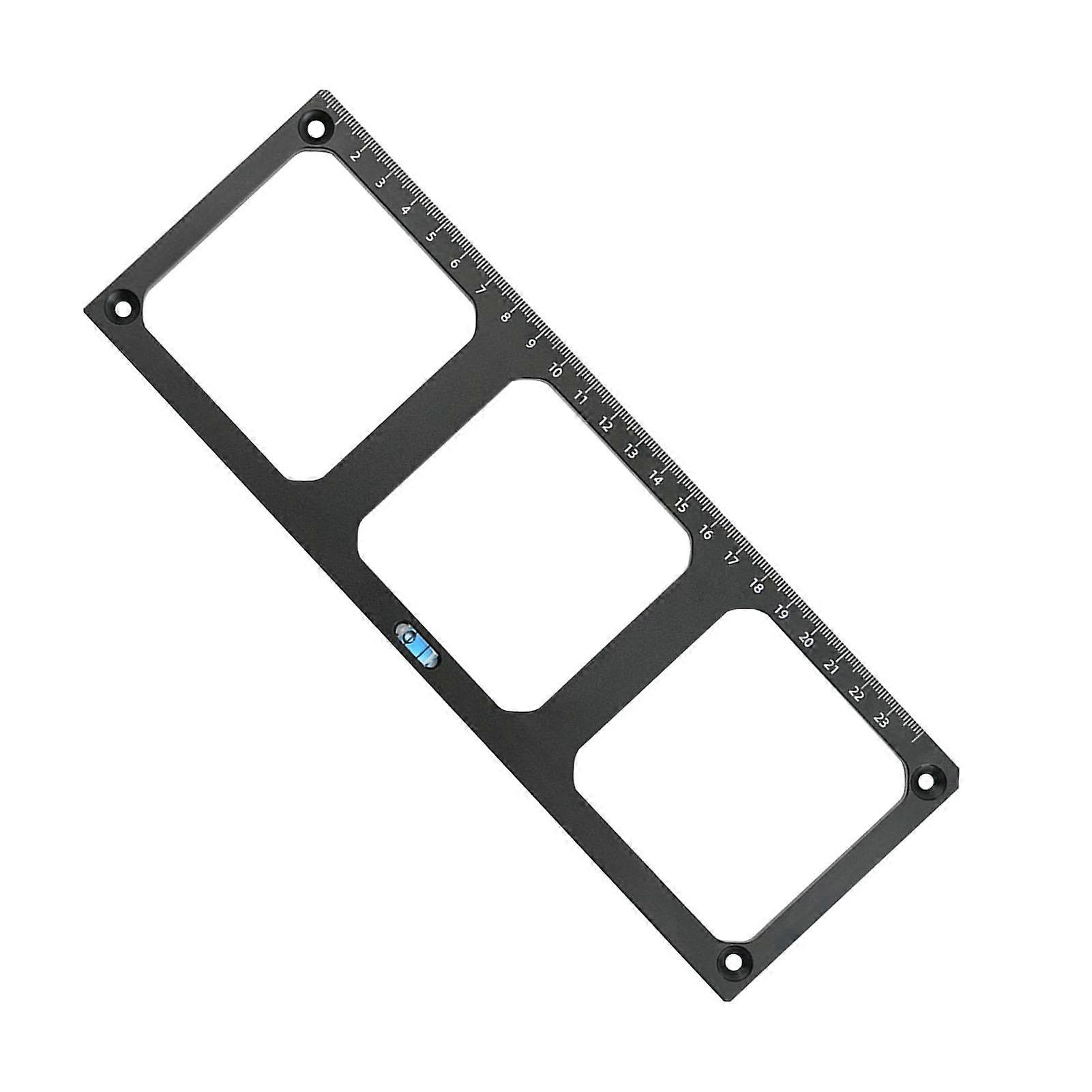 Socket Template Opener Outlet Box Hole Drill Guide Leveling Bubble Template Precise Socket Positioning Tool