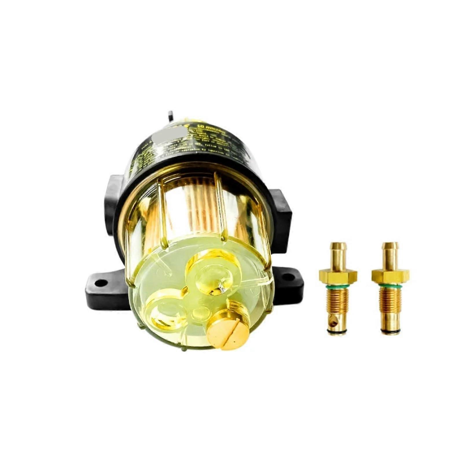 UF-10K Water Separator Assembly with Clear Bowl, Filter Cartridge, 10 Micron Filtration, Compatible with Diesel Engines