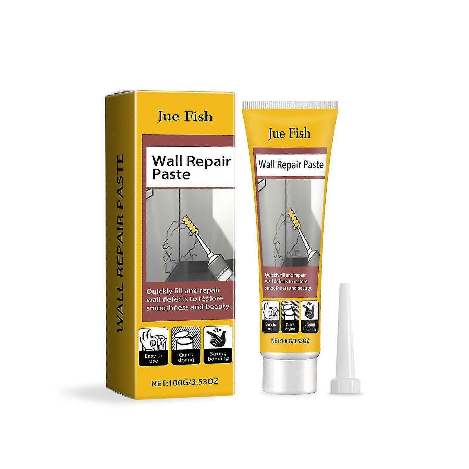 Fast-Drying Wall Crack Repair Paste - Seamless, Durable, Easy Fix for Dents & Holes