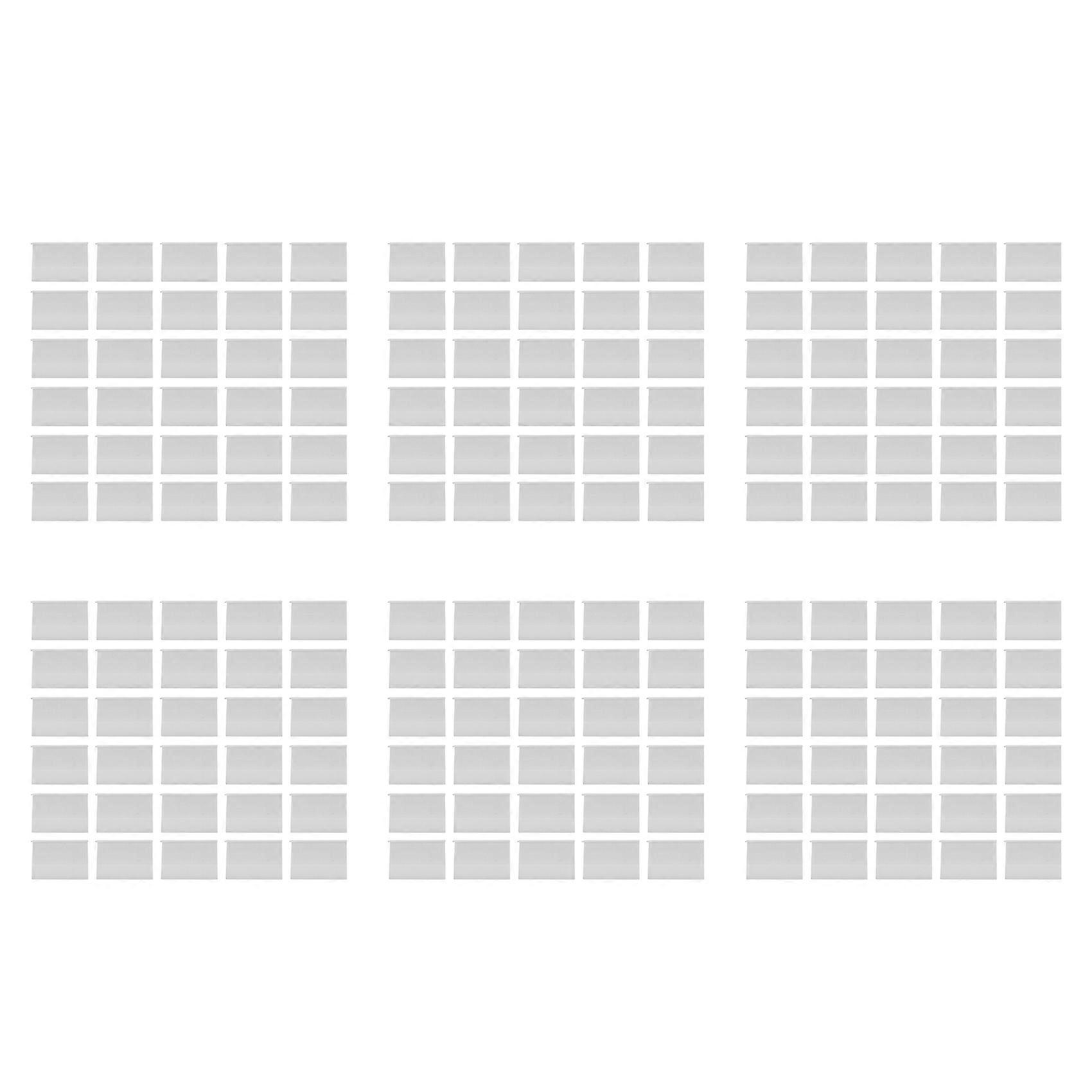 180Pcs Sign Display Holder Price Name Card Tag Mini Sign Label Counter Top Stand Case 6cm X 4Cm