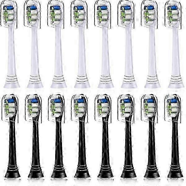 16 pack replacement brush heads compatible with Philips electric toothbrush.