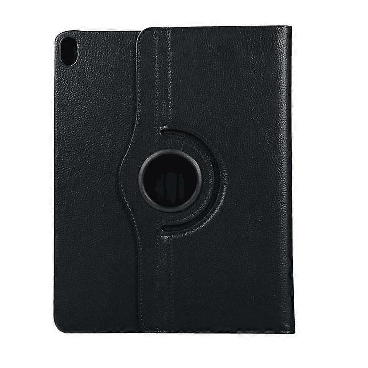 Stylish Case For Ipad 2/3/4 Black Litchi Texture Rotating Leather Stand