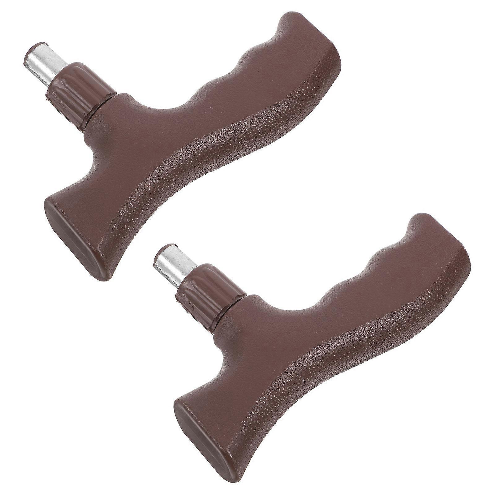 Plastic Walking Stick Hand Grips for Cane Replacement 2Pcs