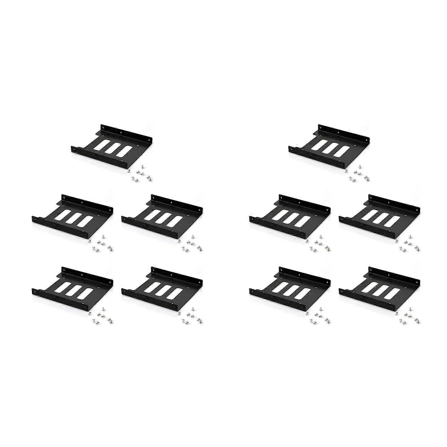 10X Hard Disk Bracket 2.5 to 3.5 Hard Disk Cage Hard Disk Bracket Multi-Function Solid State Drive SSD Bracket
