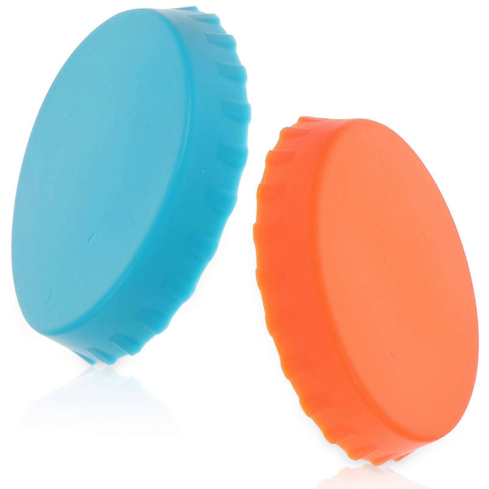 Soda Can Cover Silicone Beverage Can Lid for Leak Proof 2Pcs Protector