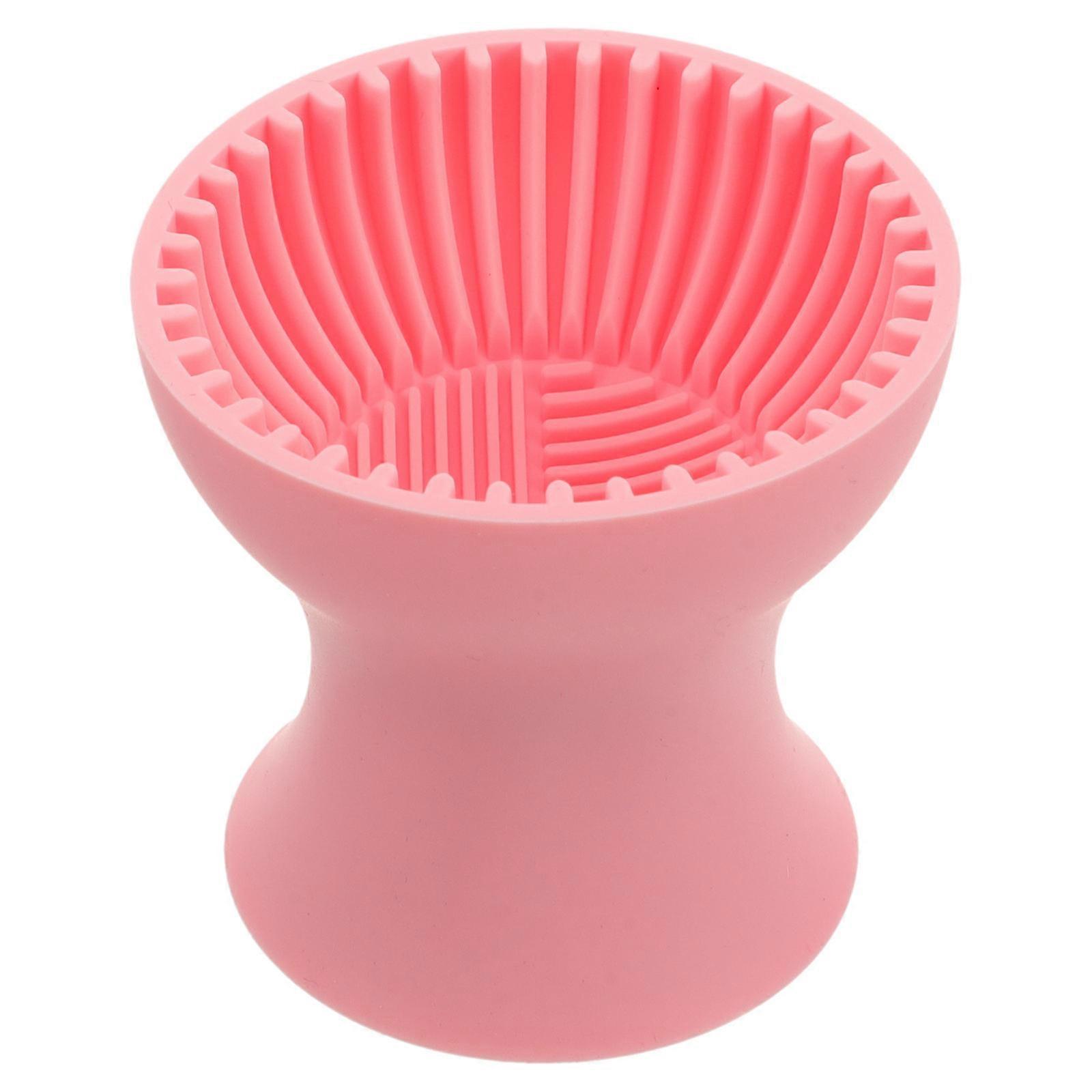 Silicone Makeup Brush Cleaner Cup for Easy Cleaning Portable Use