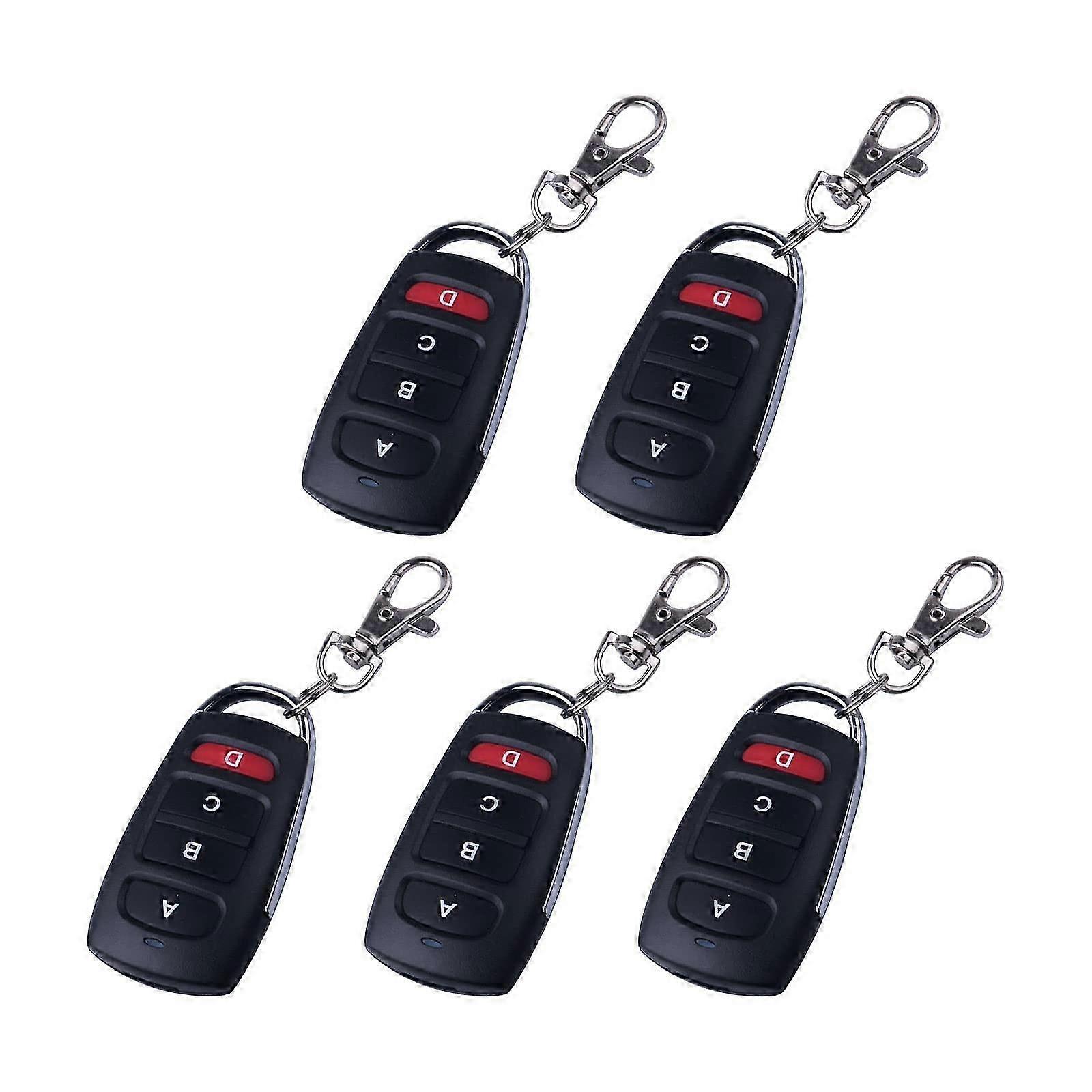 2025 433mhz Gate Opener Remote, 5Pcs 433mhz Wireless Learning Codeler