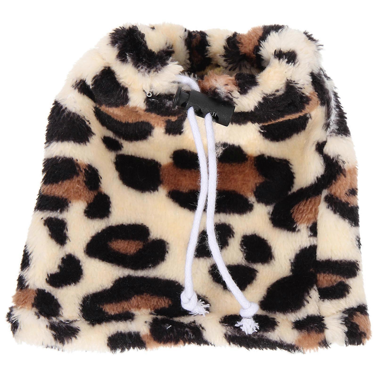 Bearded Dragon Clothes Leopard Flannel Lizard Accessory for Wearing