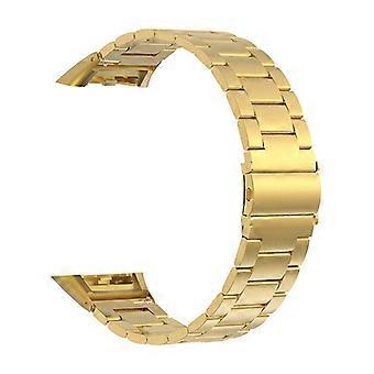 Bracelet de montre en acier inoxydable à 3 perles pour For Honor Band 6/Huawei Band 6