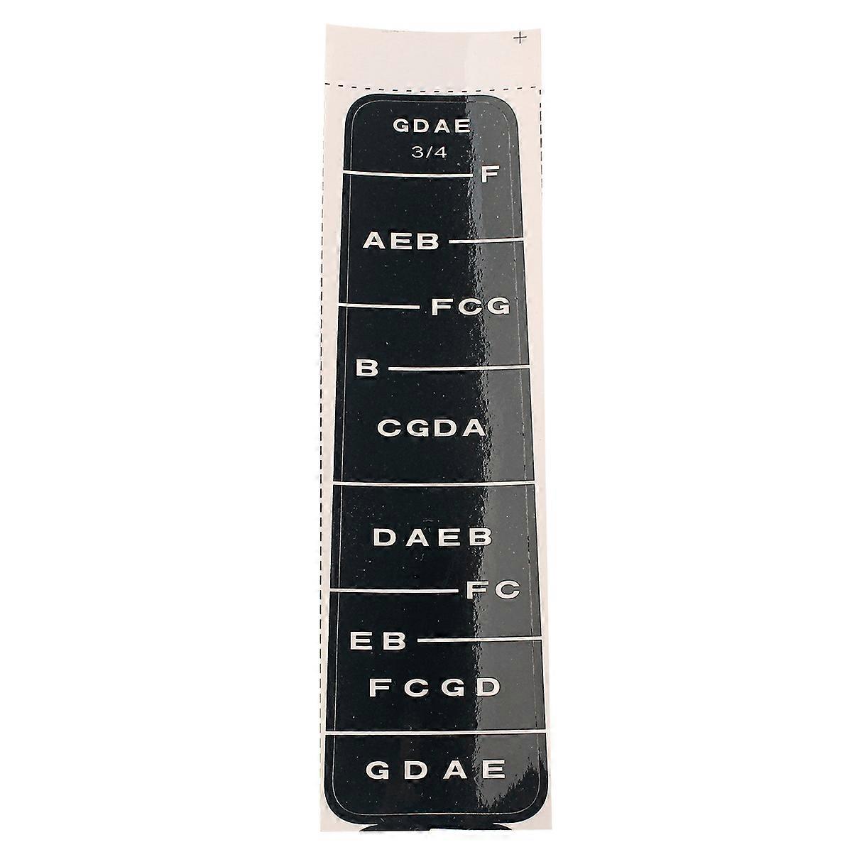 Violin Fretboard Note 10Pcs Stickers for Beginner Violin Scale Learning