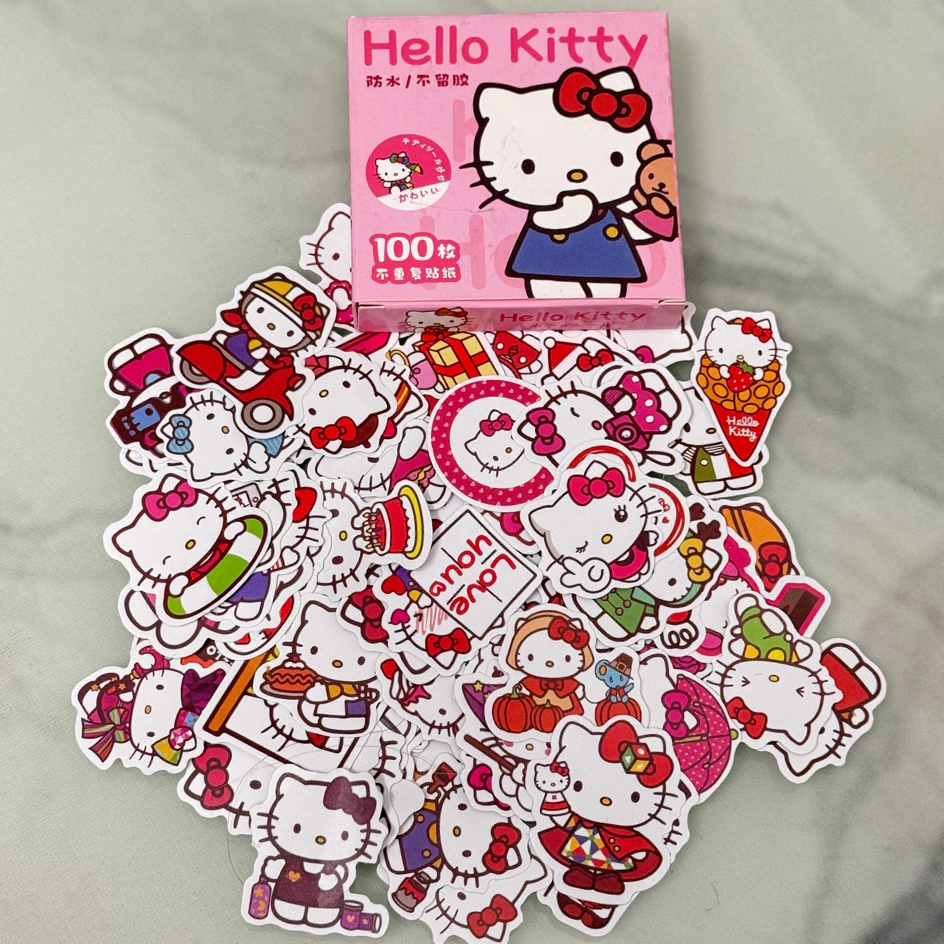 Hello Kitty Stickers Decorative Refrigerator Computer Multi-purpose	Decorative Cute Kawaii