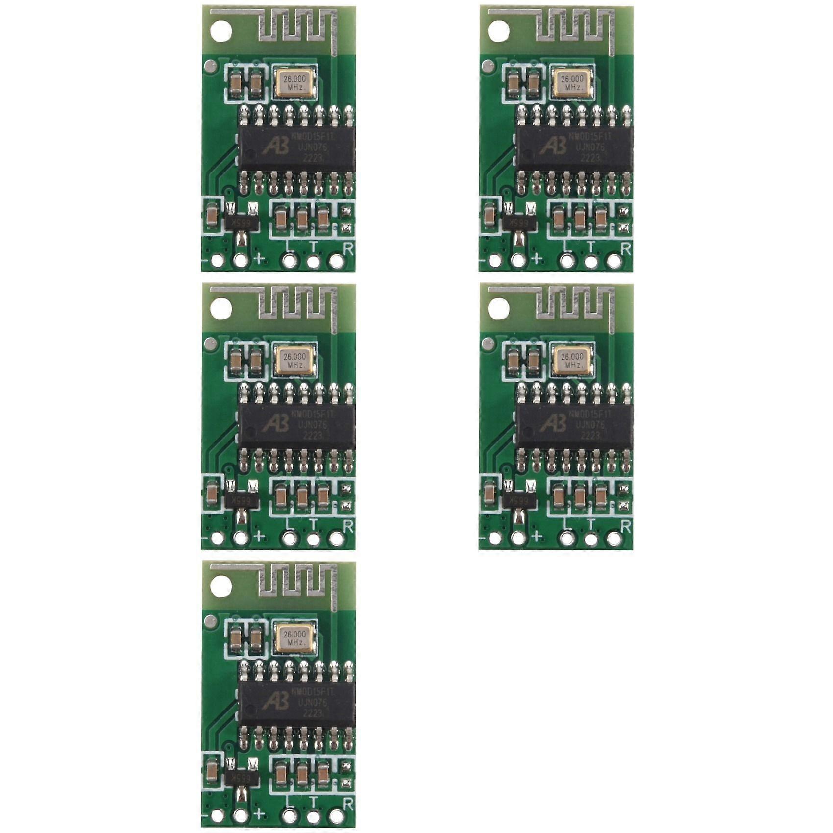 5 PCS CA-6928 Bluetooth Audio Module LED Power 3.3V-8V Audio Dual Digital Audio Amplifier Module Board