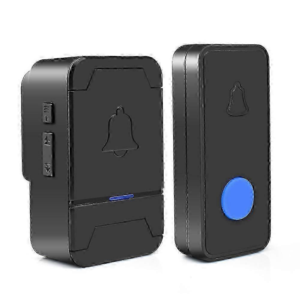 Wireless Doorbell with Long Range, Waterproof Touch Button, Multiple Chimes for Home